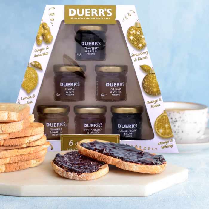 Duerr's Infused Mini Jams & Marmalade Gift Set (Pack of 6)