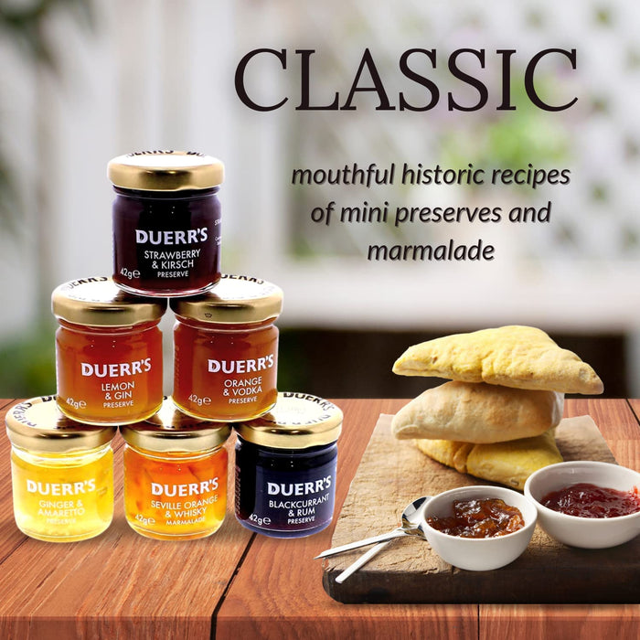 Duerr's Infused Mini Jams & Marmalade Gift Set (Pack of 6)