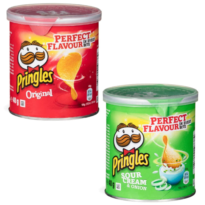 Pringles Christmas Crackers Tube - 8 x 40g Cans