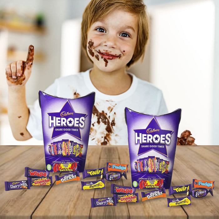 Cadbury Heroes Chocolates, 185g (Pack of 2)