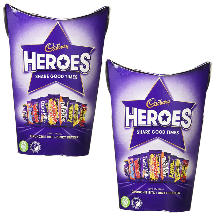 Cadbury Heroes Chocolates, 185g (Pack of 2)