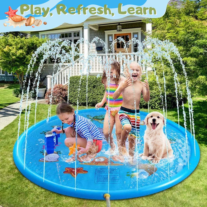 SEDOL Splash Pad - Sprinkler & Splash Play Mat for Toddlers