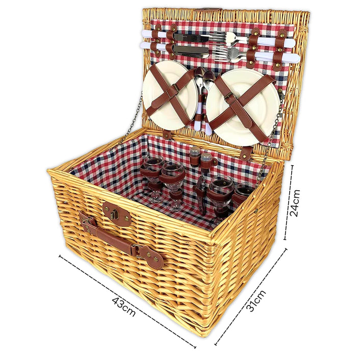 Picnic Basket for 4 Persons