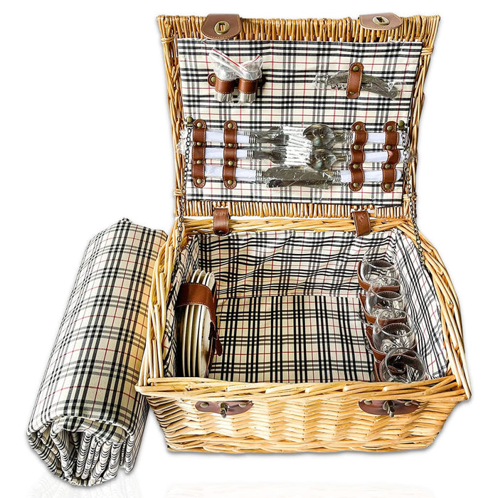 Picnic Basket for 4 Persons