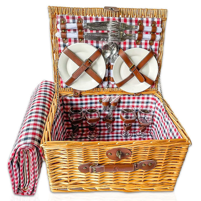 Picnic Basket for 4 Persons