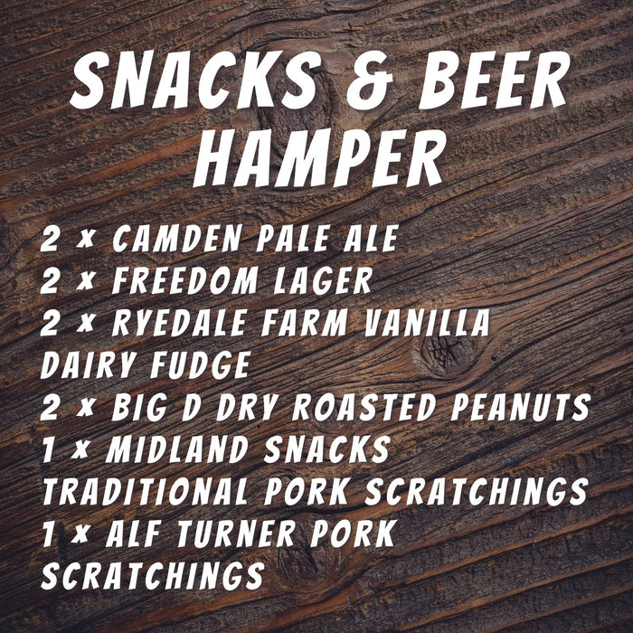 Beer and Bar Snacks Hamper