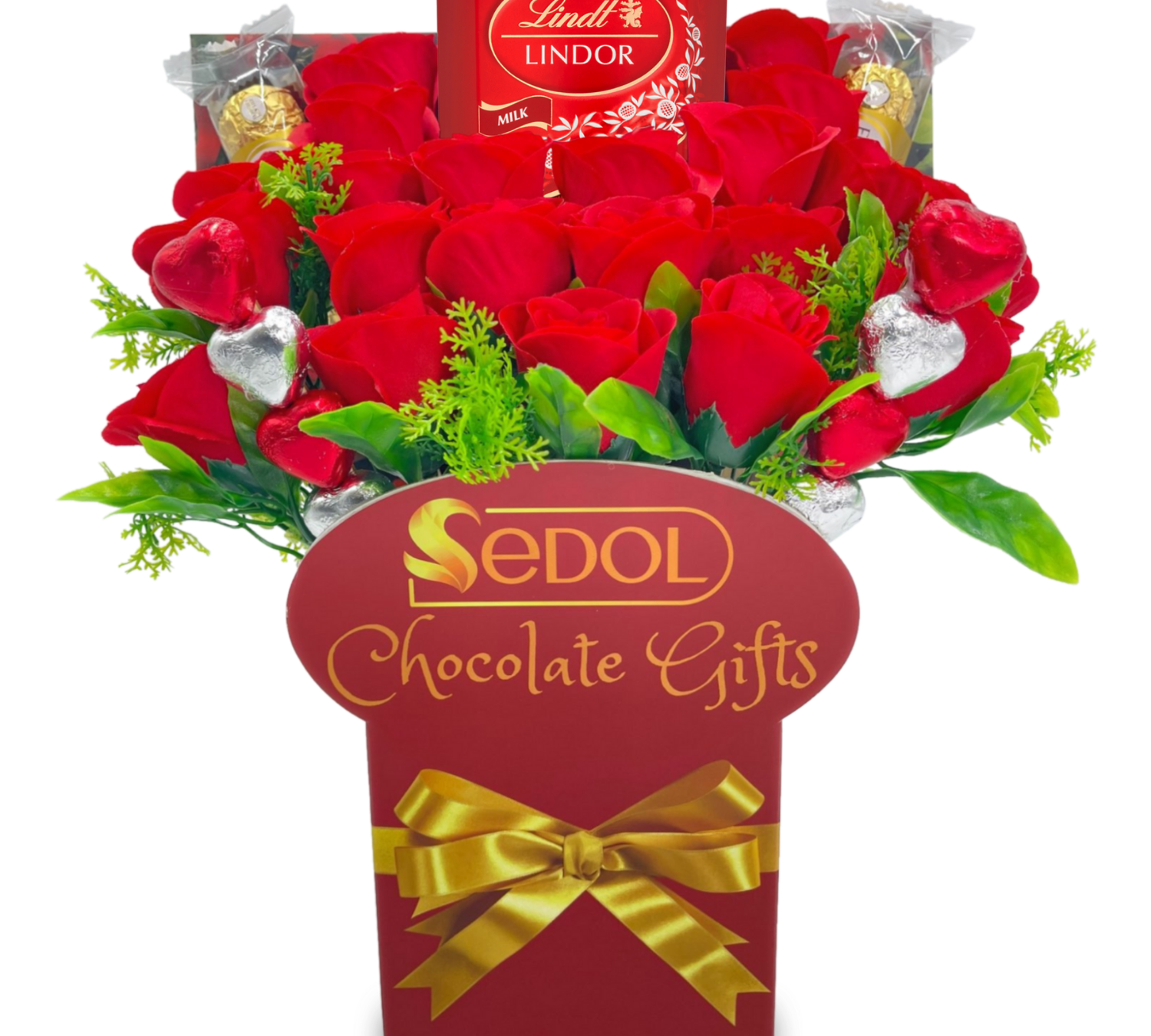 lindt chocolate bouquet red roses - sedol gifts (2)