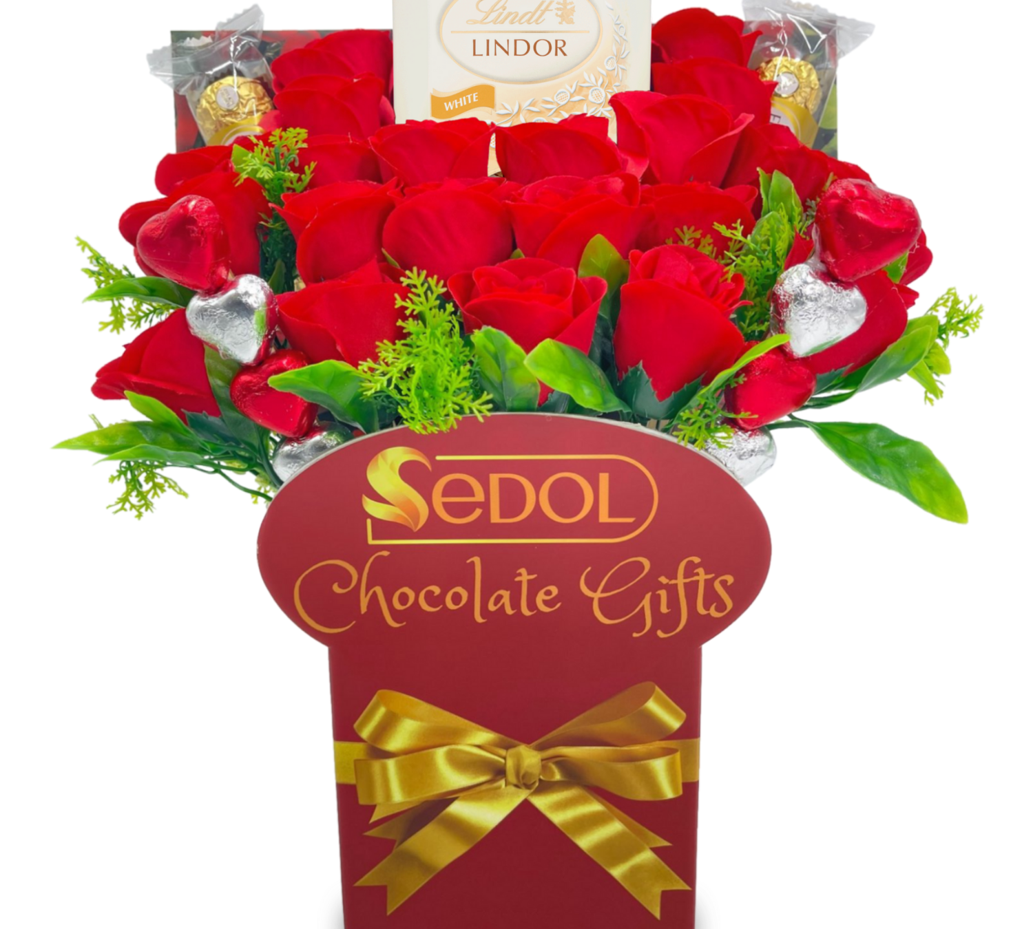 lindt chocolate bouquet red roses - sedol gifts (3)