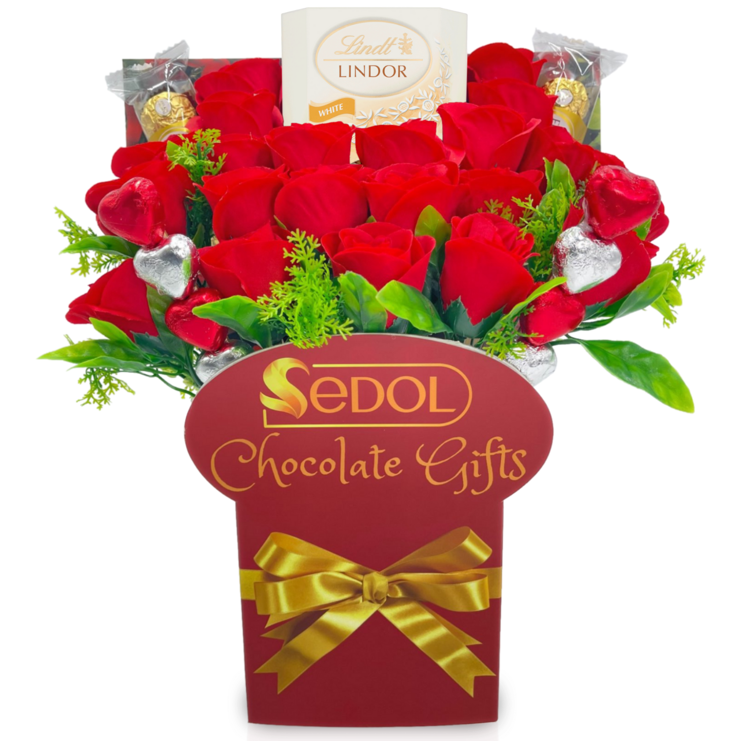 lindt chocolate bouquet red roses - sedol gifts (3)