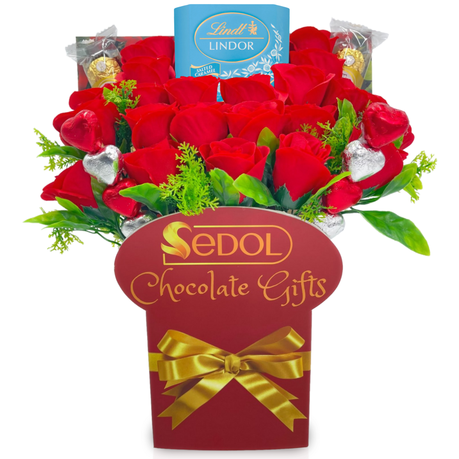 lindt chocolate bouquet red roses - sedol gifts (4)