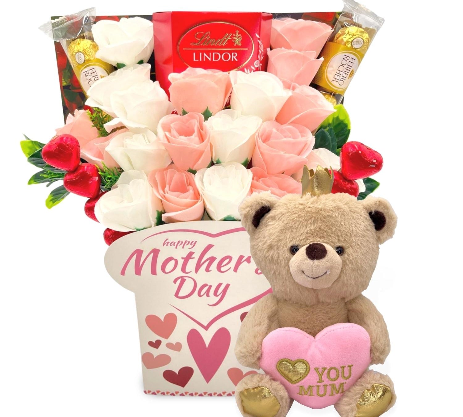 mothers day chocolate bouquet with teddy - sedol gifts (1)