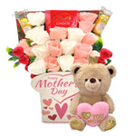 mothers day chocolate bouquet with teddy - sedol gifts (1)