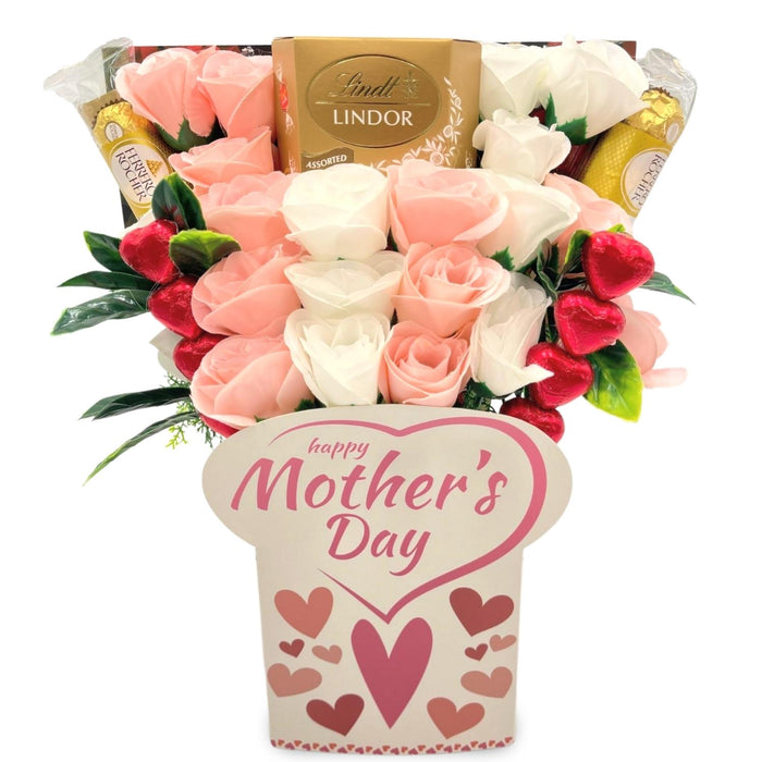 Mothers Day Gifts - Lindt Lindor Chocolate Bouquet Gift (Lindt Assorted)