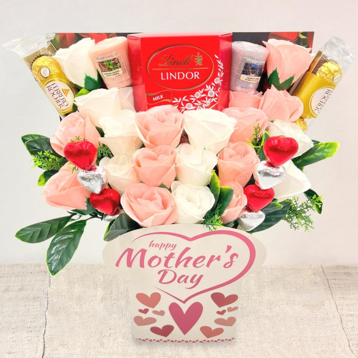 Mothers Day Gifts - Yankee Candle and Chocolate Bouquet Gift Set