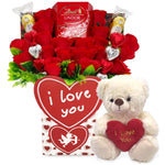 valentines chocolate bouquet with teddy - sedol gifts (1)
