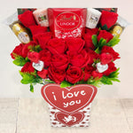 valentines chocolate bouquet with yankee candles - sedol gifts (2)