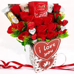 valentines chocolate bouquet with yankee candles - sedol gifts (4)