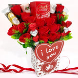valentines chocolate bouquet with yankee candles - sedol gifts (4)